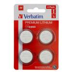 Micropile CR2450,3 V a pastiglia litio blister 4 pezzi - 6409