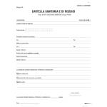 Cartella sanitaria di rischio per lavoratori esposti ad agenti cancerogeni 31 x 24 cm - 15889