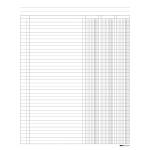 Registro a 3 colonne 31 x 24 cm 100 fogli - 15893