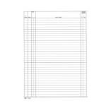 Registro contabilita dei lavori 31 x 21 cm 47pg numerate - 15888