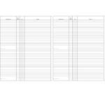 Registro libro soci SPA SRL 31 x 24,5,47pg numerate - 15904