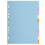 Separatore Forever Pastel - A4 - 12 tasti - cartoncino - 170 gr - Exacompta - 1612E - 3130630016120 - DMwebShop