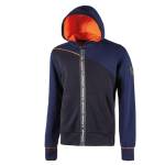 Felpa Jupiter - con cappuccio - taglia XL - blu-arancione - U-power - EY212DB-XL - 8033546464205 - DMwebShop