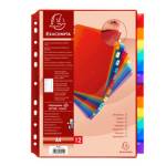 Intercalari neutri - PPL - A4 - trasparente - 12 posizioni - Exacompta - 3912E - 3130630039129 - DMwebShop