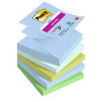 Blocco Post it Super Sticky Z Notes R330-5SS-OAS - 76 x 76 mm - colori Oasis - 90 fogli - conf. 5 pezzi - Post-it - 7100258791 - 4054596924314 - DMwebShop