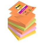 Blocco Post it Super Sticky Z Notes R330-5SS-BOOS - 76 x 76 mm - colori Boost - 90 fogli - conf. 5 pezzi - Post-it - 7100258789 - 4054596924239 - DMwebShop