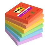 Blocco Post it Super Sticky - 654-6SS-PLAY - 76 x 76 mm - colori Playful - 90 fogli - conf. 6 pezzi - Post-it - 7100258795 - 4054596924437 - DMwebShop