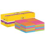 Blocco foglietti Super Sticky - 76 x 76 mm - 90 fogli - colori assortiti - conf. 24 blocchi - Post-it - 7100234515 - 51141984063 - DMwebShop