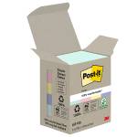 Blocco Post it - carta riciclata - 653-1GB - 38 x 51 mm - natural - 100 fogli - conf. 6 pezzi - Post-it - 7100259445 - 4054596928350 - DMwebShop