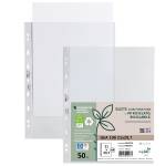 Buste forate Gea 100 - PP riciclato - buccia medium - 21 x 29,7 cm - conf. 50 pezzi - Sei Rota - 702112 - 8004972029733 - DMwebShop