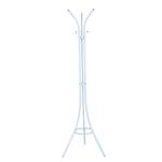 Appendiabiti 3 supporti 175 cm acciaio bianco - 25325