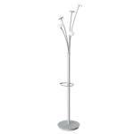 Appendiabiti con portaombrelli 5 posti 187 cm bianco - 25459