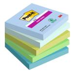Blocco Super Sticky 654,5SS OAS 76 x 76 mm colori Oasis 90 fogli - 25830