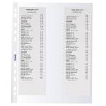 Buste forate per 4 scontrini fiscali 25,2 x 30,7 cm - 24003