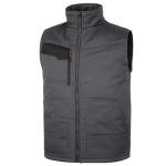 Gilet Stockton3 multitasche taglia L grigio arancio - 26087
