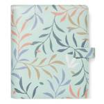 Organiser Botanical f to A5,233 x 217 x 46 mm con cinturino menta - 25792