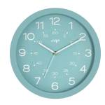 Orologio da parete Riviera Orion 820 Ri diametro 30 cm blu menta - 25515