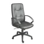 Poltrona direzionale Auriga AUP con braccioli inclusi nero - 25512