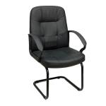 Poltroncina attesa Auriga AUV con braccioli inclusi nero - 25510