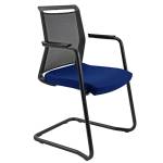 Seduta attesa Light LLS con braccioli inclusi blu nero - 25507