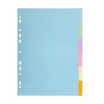 Separatore Forever A4,6 tasti cartoncino 170 gr Exacompta 1606E - 24819