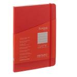 Taccuino Ecoqua Plus con elastico rilegatura cucita A5,5 mm 80 fogli righe - 25701