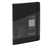 Taccuino Ecoqua Plus con elastico spiralato A5,70 fogli righe nero - 25704