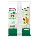 Cannuccia in carta 20 cm bianco bianco avana imbustata singolarmente - 26219