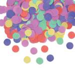 Coriandoli diametro 2 cm in carta colori assortiti - 26549