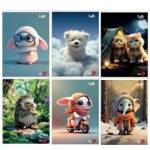 Maxiquaderno Cute fantasia A4,40,2 fogli 80 gr 4 mm - 26360