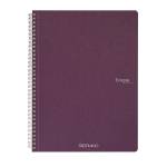 Maxiquaderno Ecoqua original spiralato A4,90 gr 1 rigo 70 fogli vino - 26430