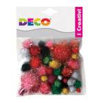 Pompon Lame 7,28 mm colori assortiti Deco - 26478
