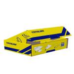 Scatola spedizioni Postal Box XS 34 x 24 x 6 cm giallo blu - 26842