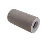 Tulle in rotolo 12,5 cm x 25 mt argento opaco - 26581
