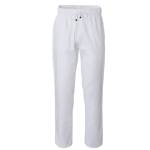Pantalone da cuoco Plutone - taglia L - bianco - Giblor's - Q8P00193-C01-L - 8056149337981 - DMwebShop