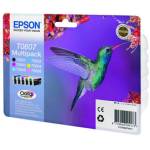 Cartuccia EPSON Inkjet C M G N C CH M CH T0807,7,4 ml cad Originale - 443