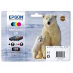 Cartuccia Multipack EPSON Inkjet Inkjet 26 C M G N C M G 4,5 ml cad K 6,2 ml Originale - 4739