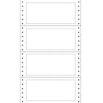 Etichette adesive a modulo continuo TT951 in carta corsia singola permanenti 140 x 60 mm 100 fogli bianco - 15089