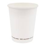 Bicchiere in carta 250 ml bianco - 27191