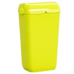 Cestino gettacarte Skin con coperchio 54,5 x 22,5 x 33,5 cm 23 lt giallo fluo - 27482