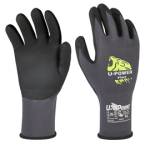 Guanti di protezione FLEX con polsino nero taglia 10 nero grigio - 27937