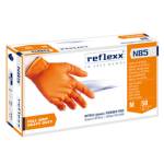 Guanti in nitrile N85 ultra resistenti taglia M arancione - 27882