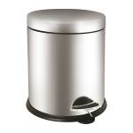 Pattumiera a pedale Bin Basic 5 lt acciaio inox - 28008