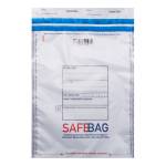 Sacchetti di sicurezza Safe Bag per corrieri K70,14,4 x 24,4 cm PE bianco - 27574