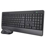 Set tastiera wireless e mouse wireless ultrasilenzioso Trezo - 28080