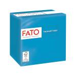 Tovagliolo carta 24 x 24 cm 2 veli turchese - 27685