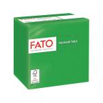 Tovagliolo carta 24 x 24 cm 2 veli verde smeraldo - 27686