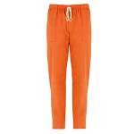 Pantalone Pitagora - unisex - 100% cotone - taglia M - arancio - Giblor's - Q3P00246-D24-M - 8011513105467 - DMwebShop