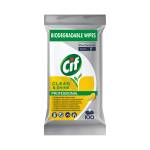 Salviette multisuperfici igienizzanti - biodegradabili - conf. 100 pezzi - Cif - 101106285 - 7615400859252 - DMwebShop