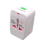 Adattatore da viaggio universale bianco Melchioni - 28273